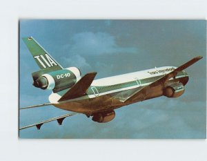 Postcard DC-10, Trans International Airlines