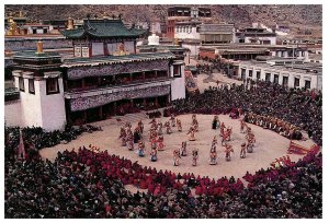 A Grand Ceremony in the First Month of the Lunar New Year Japanese Postcard