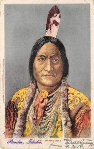 Sitting bull Indian 1905 PU Missing Stamp 