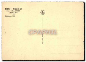 Postcard Modern Hotel Ms Herman Soree Dinant