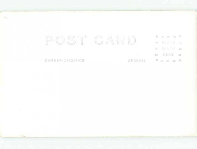 rppc Pre-1949 ANTIQUE STEAM ENGINE TRAIN WITH COW CATCHER AC7910