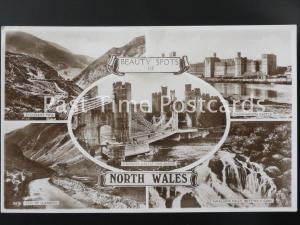 c1949 RP - Beauty Spots of NORTH WALES Multiview ALL IMAGES SHOWN