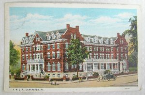 1937 VINTAGE POSTCARD Y.W.C.A. LANCASTER PA