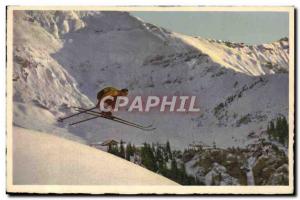 Old Postcard of Sports & # 39hiver Ski Jumping