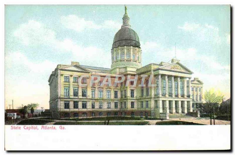 Postcard Old State Capitol Atlanta Ga