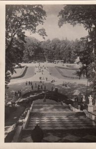 Postcard RPPC Peterhof Fountain Russia 1939