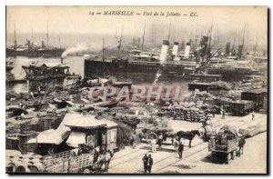 Postcard Old Port of Marseille Joliette Charter