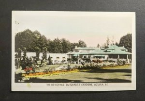 Mint Vintage The Residence Butcharts Garden Victoria BC Canada RPPC Colorized