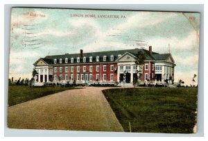 Long's Home, Lancaster PA c1910 Postcard I26