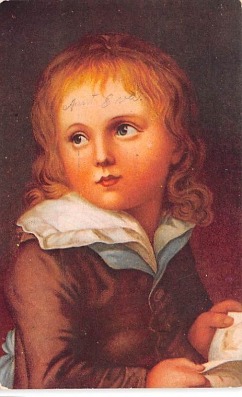 Head of Child - Christian Lebrecht Vogel Artist Postal Used Date Unknown 