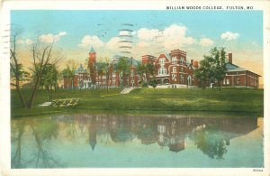 Fulton Missouri William Woods College White Border 1931 Postmark