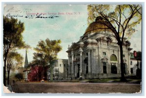 1910 Genesee St. From Savings Bank Building Utica New York NY Antique Postcard