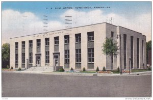 Post Office , Hutchinson , Kansas , PU-1946