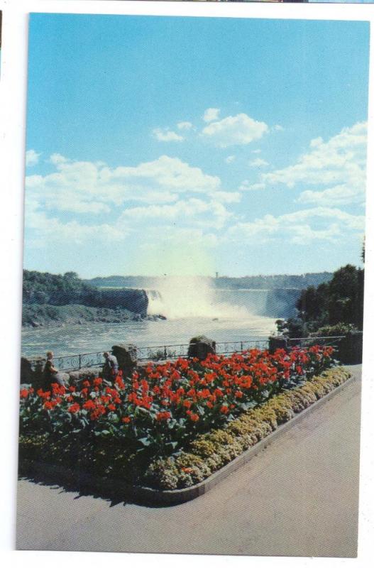 Canada Ontario Niagara Horseshoe Falls Inspiration Point Vintage Postcard