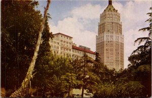 Vtg 1950s Transit Tower Life Building San Antonia Texas TX Unused Postcard