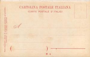 Artist G.G. Bruno postcard 1900 Italy history - Carlo Alberto Novara Abdicazione