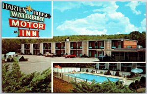 Waterbury Motor Inn Waterbury Connecticut CT Restaurant Cocktail Lounge Postcard