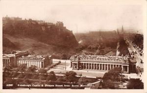 uk20397 princes street from scott monument edinburgh scotland uk