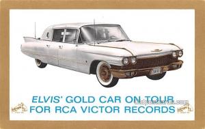 Elvis' Gold Car on Tour, RCA Victor Records Movie Star Actor Actress Film Sta...