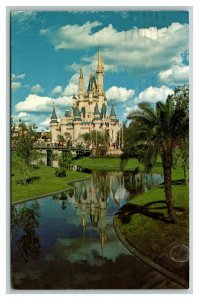 Vintage 1972 Postcard Walt Disney World Cinderella's Castle Orlando Florida