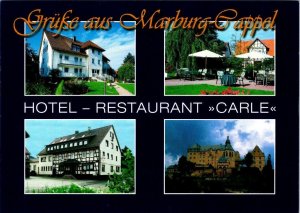 Cappel, Marburg Hesse Germany   HOTEL & RESTAURANT CARLE   4X6 Postcard