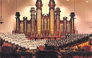 Choir & Organ of the Morman Tabernacle Salt Lake City, Utah, USA Unused 