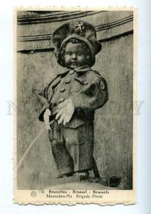 185719 Brussels MANNEKEN PIS Dressed BRIGADE PIRON Vintage PC