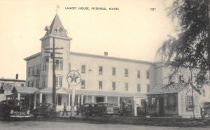 Lancey House PITTSFIELD, MAINE Texaco Gas Station c1940s Vintage Postcard