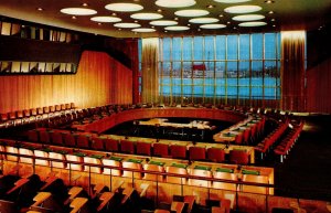 USA United Nations New York City Economic And Social Council Chamber  09.88