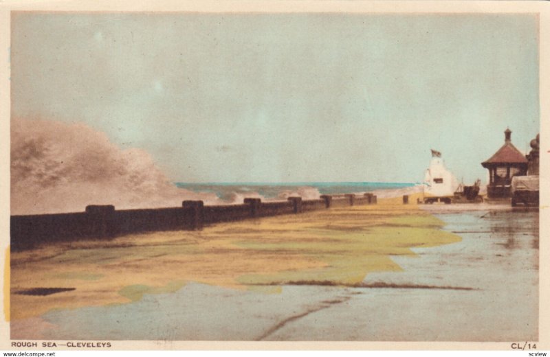 Cleveleys (Lancashire), England, UK, 1910-1920s ; Rough Sea