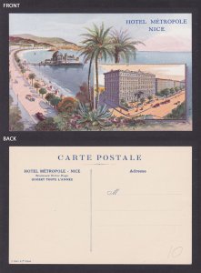 FRANCE, Vintage postcard, Nice, Hotel Metropole