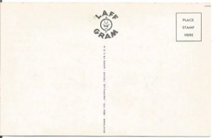 Comic Postcard, Everything's Too Fast For Me In Texas Artist Signed