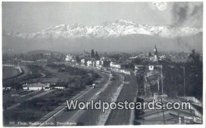 Real Photo Providencia Santiago Avda Chile, Chilean, de Chile Unused 