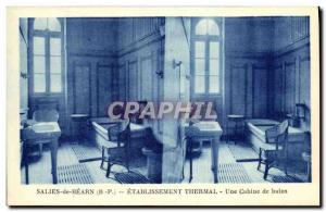 Old Postcard Salies De Bearn A CABIN Etablissement Thermal Baths