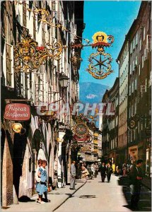 Old Postcard The Festival City of Salzburg Old Town Getreidegasse