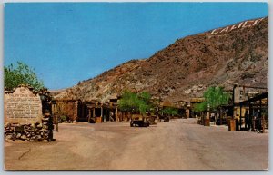 Vtg California CA Main Street View Calico Ghost Town Mining Camp 1970s Postcard