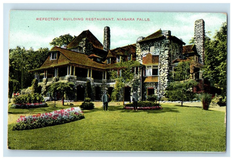 c1910 Refectory Building Restaurant Niagara Falls Canada Antique Postcard