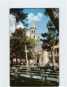 Postcard The old Cathedral of St. Augustine, Florida