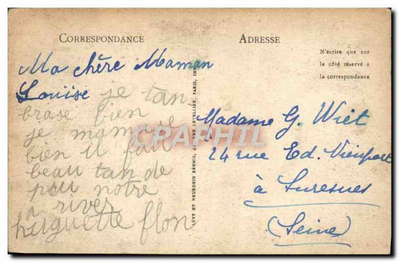 Old Postcard Ault La Plage L & # 39Heure Bath