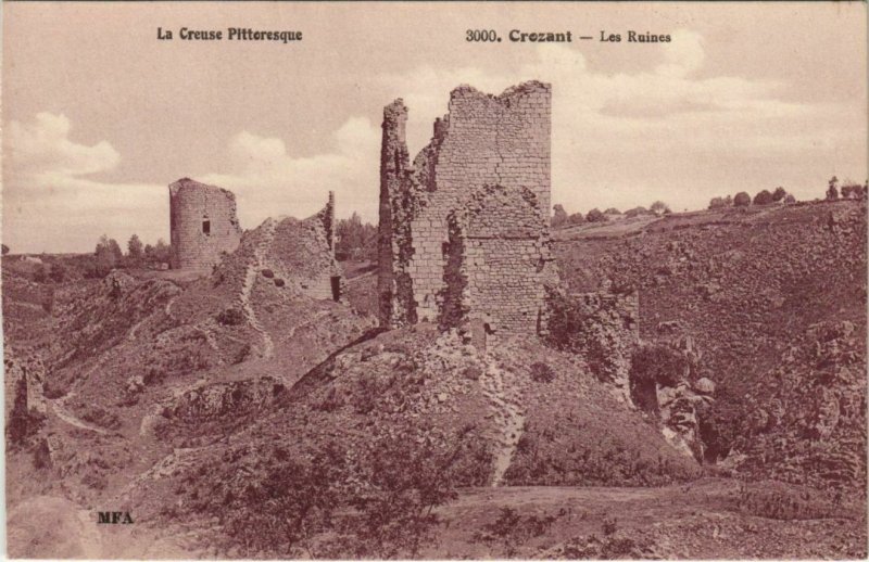 CPA CROZANT Les Ruines (1143855)