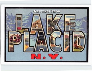 Postcard Greetings From Lake Placid, New York