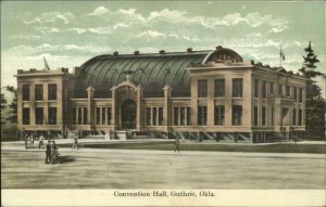 Guthrie OK Convention Hall c1910 Postcard