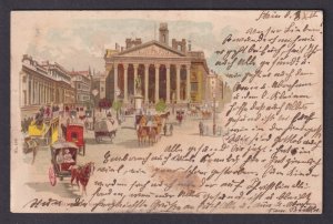 Vintage Postcard England London Stock Exchange
