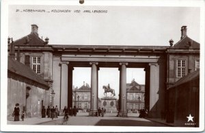 RPPC  Denmark Copenhagen - Amalienborg Colonnade