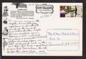 LA Bourbon Street St 500 Club Al Hirt New Orleans Louisiana Postcard