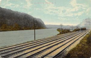 Mohawk Valley~New York Central Lines~Train~Railroad Tracks Along River~1908