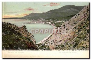 Old Postcard Menton Remembrance