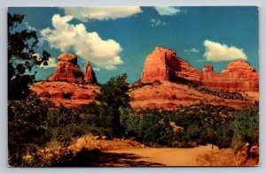 Red Rocks In Oak Creek Canyon Arizona Vintage Unposted Postcard