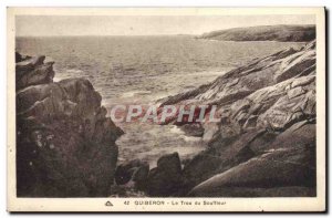 Old Postcard Quiberon The Blowhole