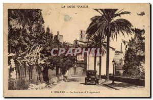 Grasse Old Postcard The Boulevard Fragonard